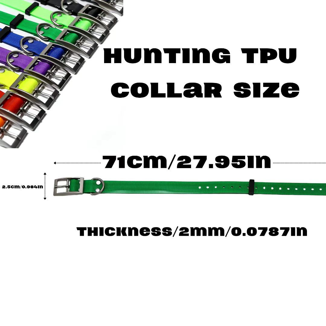 2.5cm Wide Heavy‑Duty TPU Dog  - đánh giá và giá Outdoor Hunting Dog Collar