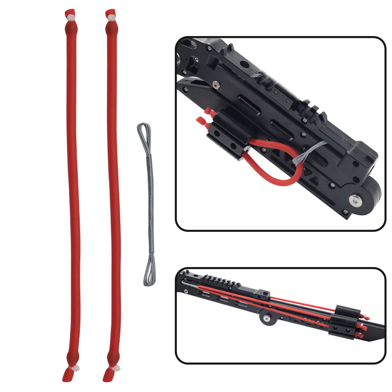 Folding Slingshot Rubber Bands - đánh giá và giá Outdoor Hunting Launcher