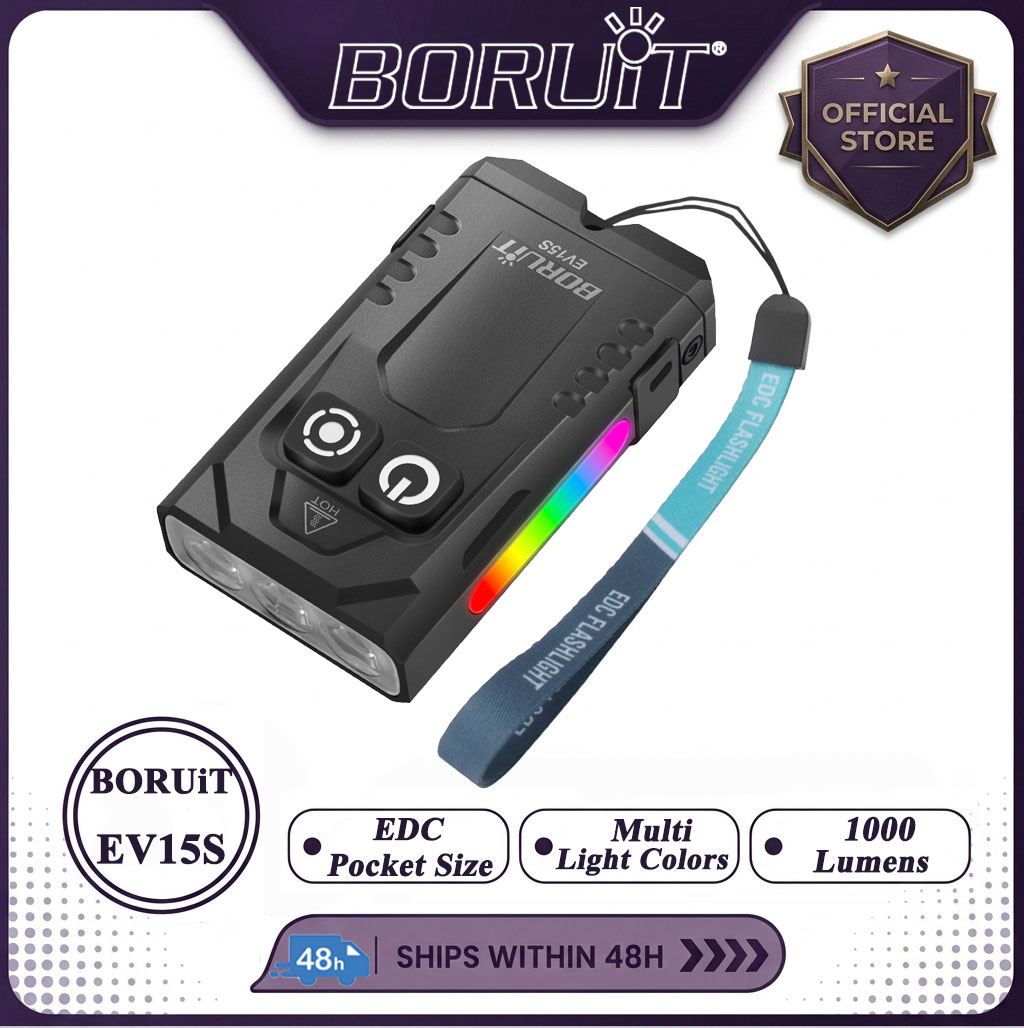 BORUiT EV15S Mini EDC UV Keych - đánh giá và giá Outdoor Hunting Bike