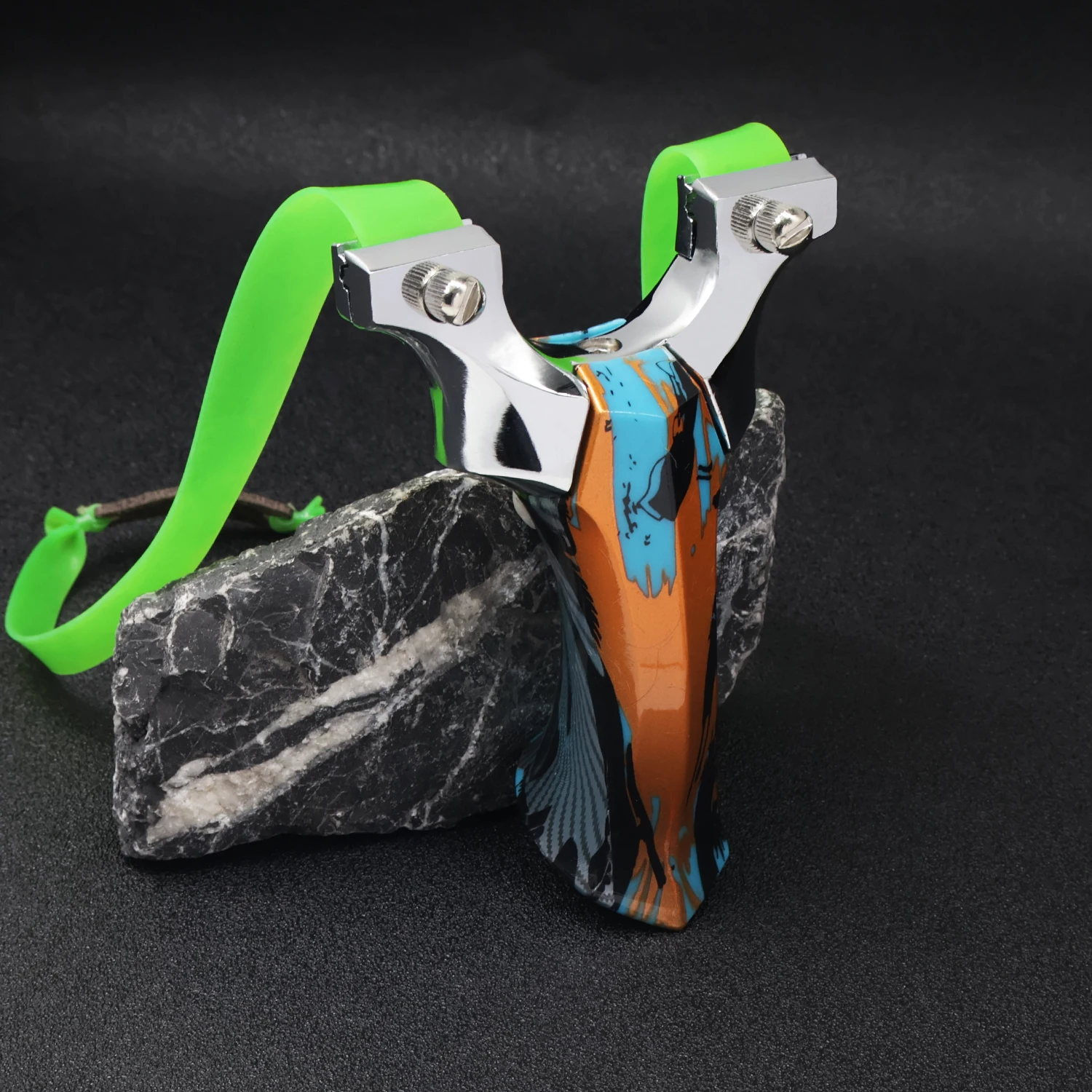 Aluminum Alloy Slingshot Wood  - đánh giá và giá Outdoor Hunting Launcher