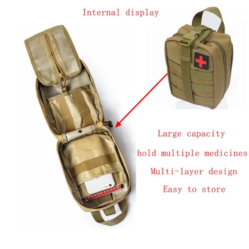 Tactical First Aid Kit Medical - đánh giá và giá Outdoor Hunting Vehicle