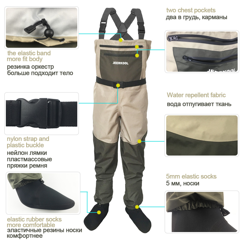 JEERKOOL Câu Cá Waders Giày Wa - đánh giá và giá Hunting Boot Insole
